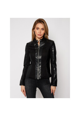 Guess Кожено яке W1RL09 WDO60 Черен Regular Fit - Pepit.bg