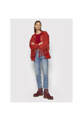 Guess Кожено яке W2RL13 L0P70 Червен Boxy Fit - Pepit.bg