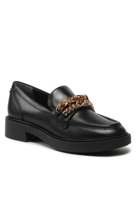 Guess лоуфъри с дебела подметка Kabele FL5KBL LEA14 Черен - Pepit.bg