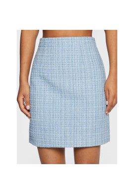 Guess Мини пола W3RD41 WF5A0 Син Slim Fit - Pepit.bg