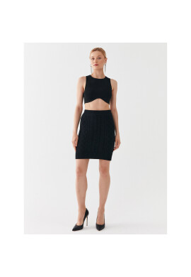 Guess Мини пола W3YD68 Z37L1 Черен Slim Fit - Pepit.bg