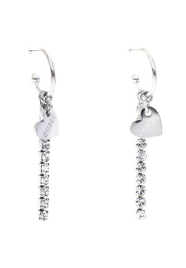 Guess Обици JUBE01 079JW Сребрист - Pepit.bg