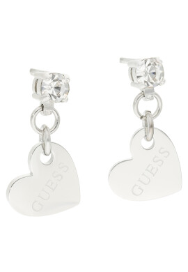 Guess Обици JUBE01 083JW Сребрист - Pepit.bg