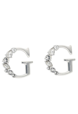 Guess Обици JUBE01 108JW Сребрист - Pepit.bg