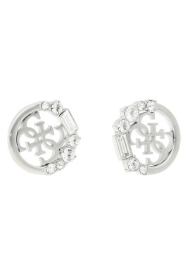 Guess Обици JUBE01 109JW Сребрист - Pepit.bg