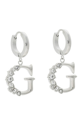 Guess Обици JUBE01 110JW Сребрист - Pepit.bg