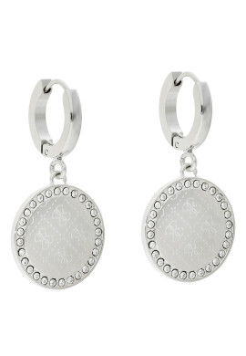 Guess Обици JUBE01 158JW Сребрист - Pepit.bg