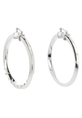 Guess Обици JUBE01 486JW Сребрист - Pepit.bg