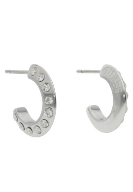 Guess Обици JUBE01 491JW Сребрист - Pepit.bg