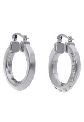Guess Обици JUBE01 487JW Сребрист - Pepit.bg