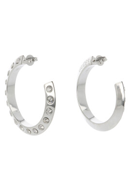 Guess Обици JUBE01 489JW Сребрист - Pepit.bg