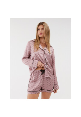 Guess Пижама O3BX07 WFTE2 Розов Regular Fit - Pepit.bg