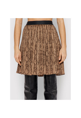 Guess Плисирана пола Elisea W1BD10 WE5A2 Кафяв Regular Fit - Pepit.bg