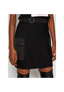 Guess Пола тип трапец W0BD98 WDEL0 Черен Regular Fit - Pepit.bg
