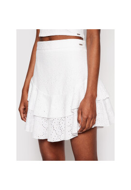 Guess Пола тип трапец W1GD0F KALQ0 Бял Regular Fit - Pepit.bg
