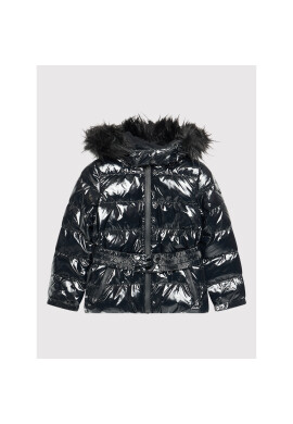 Guess Пухено яке J1BL02 WE920 Черен Regular Fit - Pepit.bg