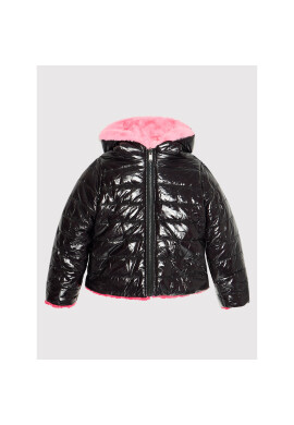 Guess Пухено яке J1BL04 WDDR0 Черен Regular Fit - Pepit.bg