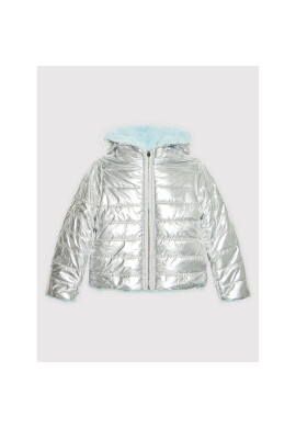 Guess Пухено яке J1BL04 WDDR0 Сребрист Regular Fit - Pepit.bg
