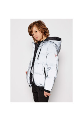 Guess Пухено яке L0BL04 1766Z Сребрист Regular Fit - Pepit.bg