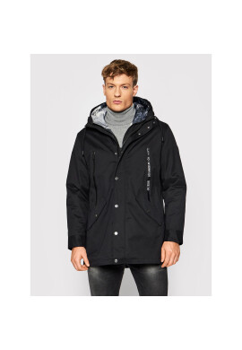 Guess Пухено яке M1BL18 WE6U0 Черен Regular Fit - Pepit.bg