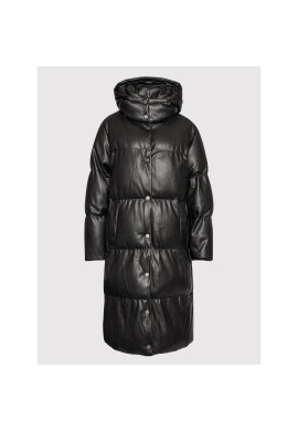 Guess Пухено яке Emilie W1BL03 WE480 Черен Boxy Fit - Pepit.bg
