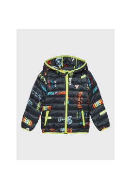 Guess Пухено яке H3RT05 WB310 Черен Regular Fit - Pepit.bg