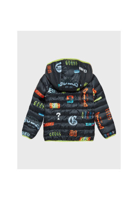 Guess Пухено яке H3RT05 WB310 Черен Regular Fit - Pepit.bg