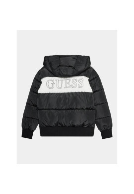 Guess Пухено яке J3BL04 WB240 Черен Regular Fit - Pepit.bg