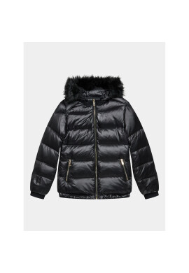 Guess Пухено яке J3BL12 WB080 Черен Regular Fit - Pepit.bg