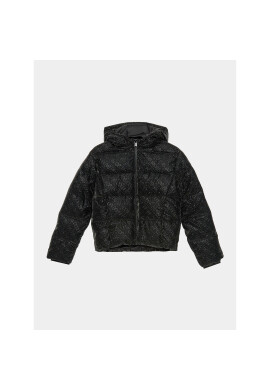 Guess Пухено яке J3BL20 WFQU0 Черен Regular Fit - Pepit.bg