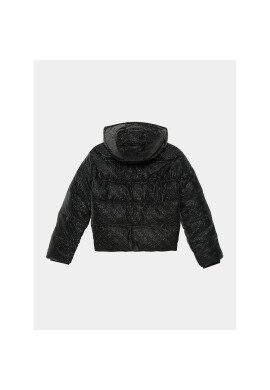 Guess Пухено яке J3BL20 WFQU0 Черен Regular Fit - Pepit.bg