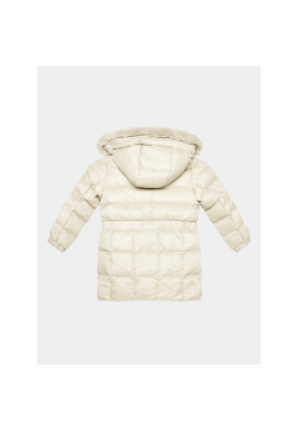 Guess Пухено яке K3BL06 WB080 Екрю Regular Fit - Pepit.bg