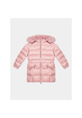 Guess Пухено яке K3BL06 WB080 Розов Regular Fit - Pepit.bg