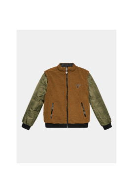 Guess Пухено яке L3BL12 WF0A0 Черен Regular Fit - Pepit.bg