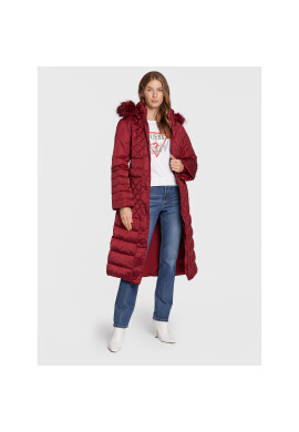 Guess Пухено яке Marlene W2BL64 WEX52 Бордо Regular Fit - Pepit.bg