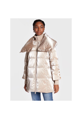 Guess Пухено яке Mathilde W2BL48 WF050 Екрю Regular Fit - Pepit.bg