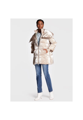 Guess Пухено яке Mathilde W2BL48 WF050 Екрю Regular Fit - Pepit.bg