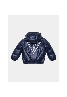 Guess Пухено яке N3BL03 WEGY0 Тъмносин Regular Fit - Pepit.bg