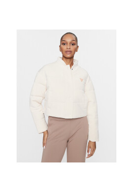 Guess Пухено яке V3BL00 KBC00 Екрю Regular Fit - Pepit.bg