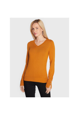 Guess Пуловер Gena W2YR31 Z2V62 Жълт Regular Fit - Pepit.bg