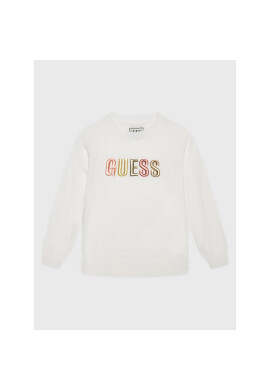 Guess Пуловер K3GR00 Z36I0 Бял Regular Fit - Pepit.bg