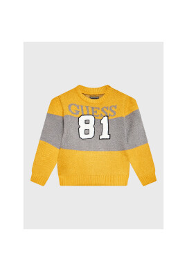 Guess Пуловер N2BR01 Z32N0 Жълт Regular Fit - Pepit.bg