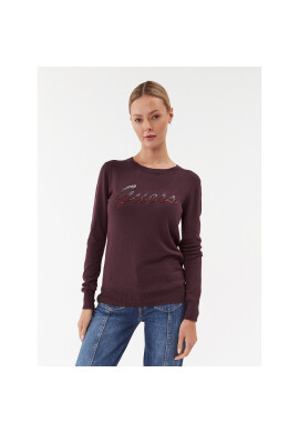 Guess Пуловер W3BR22 Z2NQ2 Бордо Regular Fit - Pepit.bg