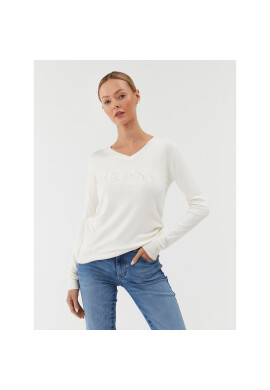 Guess Пуловер W3BR24 Z2NQ2 Екрю Regular Fit - Pepit.bg