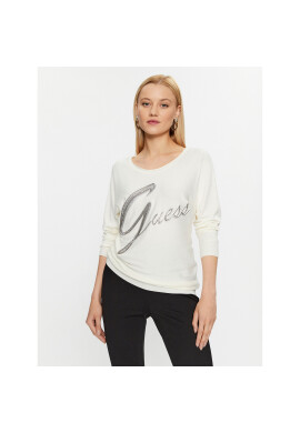 Guess Пуловер W3BR25 Z2NQ2 Бял Regular Fit - Pepit.bg