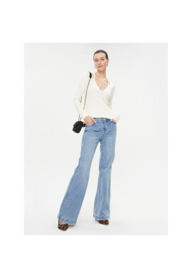 Guess Пуловер W3BR30 Z2V42 Екрю Regular Fit - Pepit.bg