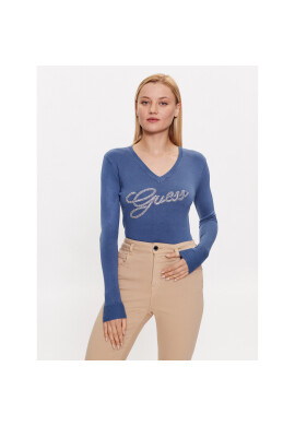 Guess Пуловер W3YR21 Z2NQ2 Син Slim Fit - Pepit.bg
