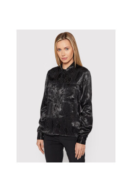 Guess Риза Daphne W1BH12 WE5B2 Черен Regular Fit - Pepit.bg