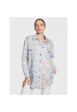 Guess Риза Emilee V3RH01 JR06W Син Regular Fit - Pepit.bg