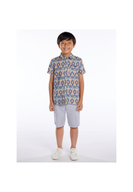 Guess Риза L3GH02 WFBT0 Син Regular Fit - Pepit.bg